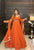 New orange Maxi Anarkali Suit -MF-496